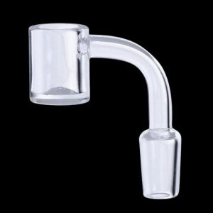 High Quality Flat Bowl 90 Degree Quartz Banger - Male 14.5mm