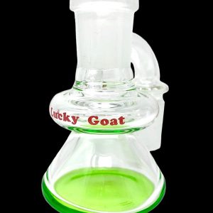 Lucky Goat Color Glass Dry Ash Catcher