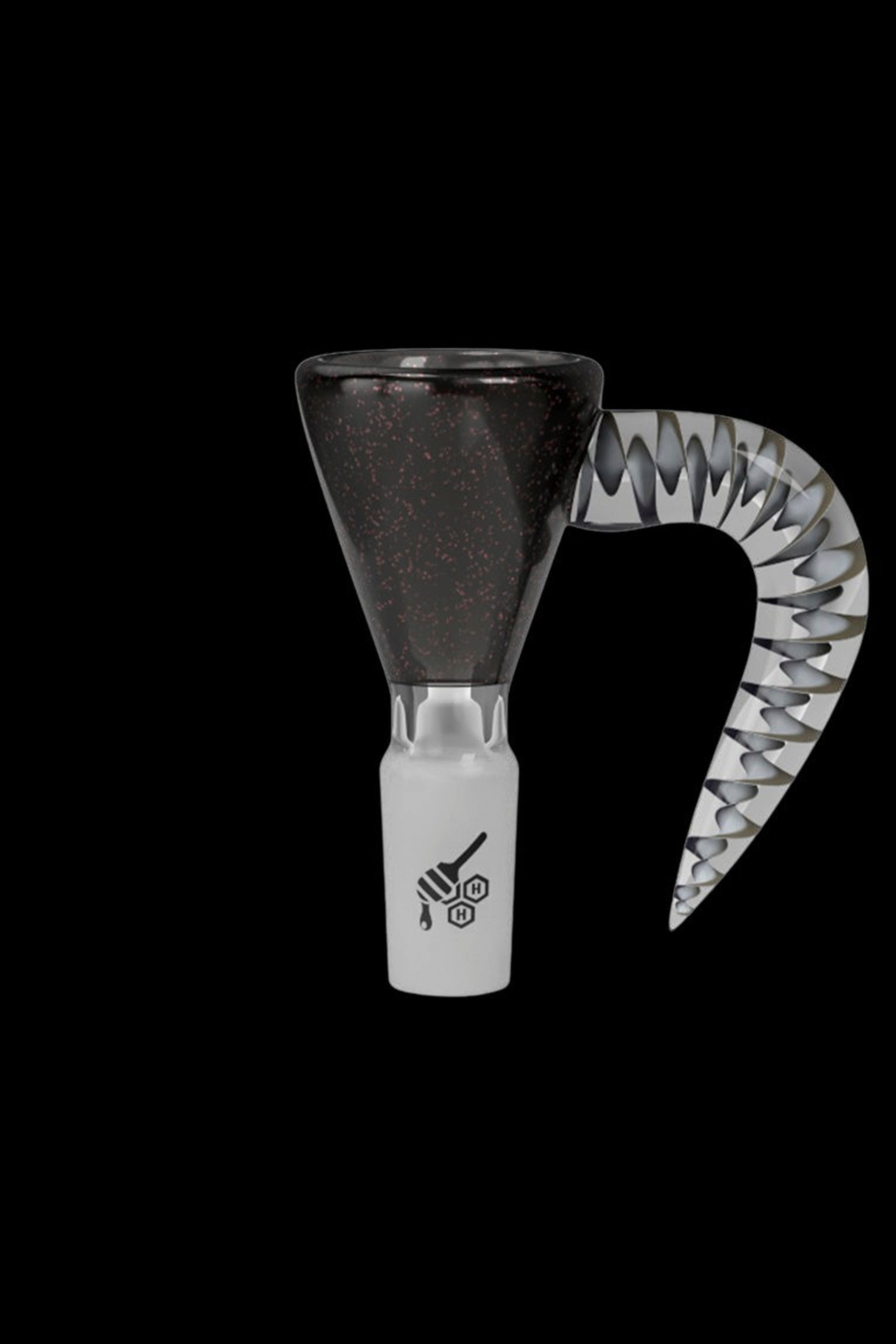 Honeybee Herb Dichro Galaxy Martini With Horn Pull Slide