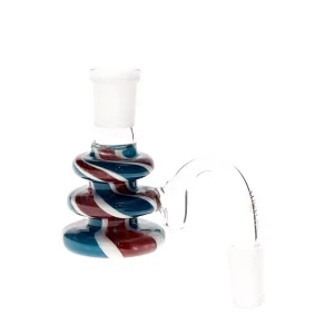 Pacific Ribbed 90 Degree 14MM Male Joint Ash Catcher