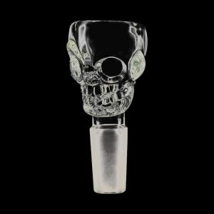 Clear Glass Skull Bowl