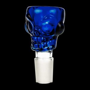 Colored Glass Skull Bowl - Large