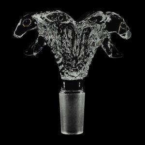 Glass Double Cobra Head Bowl