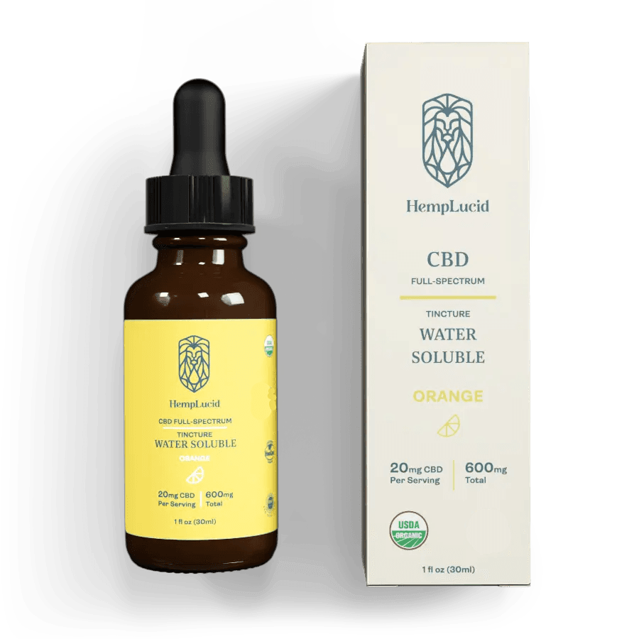 Organic Full-Spectrum Water Soluble CBD - Orange Flavor