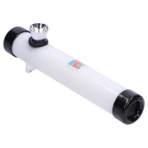 JM Plastics Smokey Joes Acrylic Steam Roller - 6 in. - Solid White