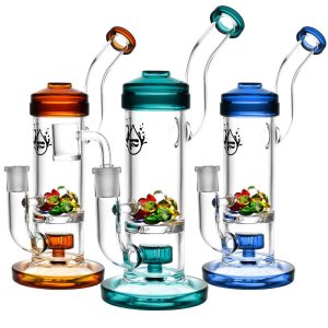 Pulsar Hidden Gems French Press Rig - 9.5"/14Mm F/Colors Vary