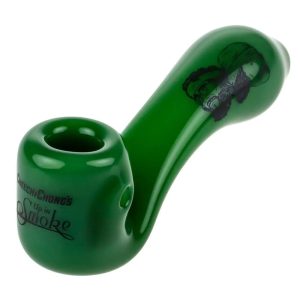 CHEECH & CHONG FAMOUS X 4 IN SHERLOCK HAND PIPES - Green