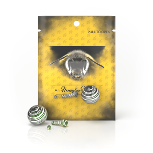 Glass Mushroom Pillar Terp Set - GREEN