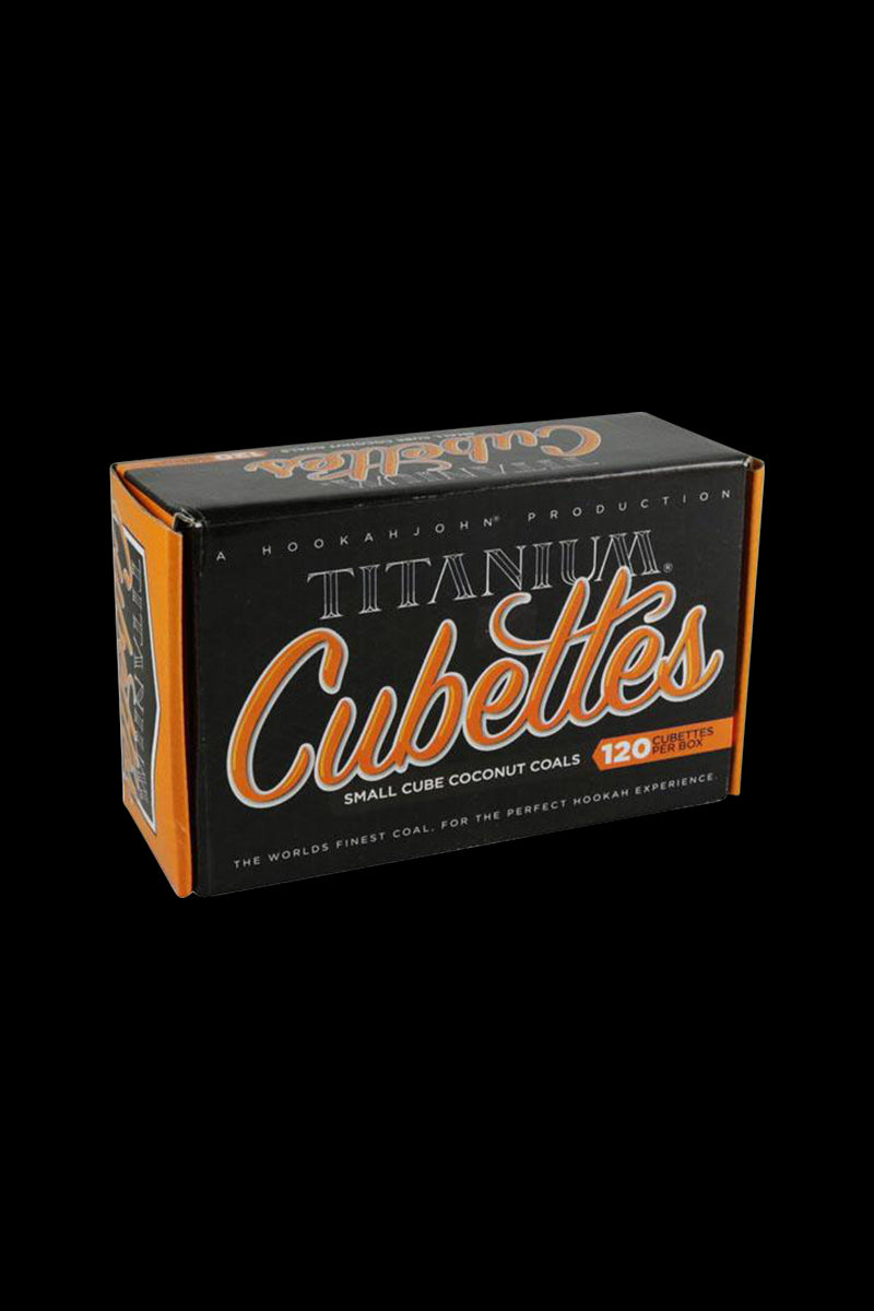 120 Titanium Coconut Coals - CUBETTES