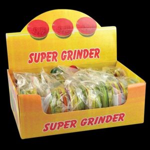 Plastic Rasta 3-Piece Grinders - 12 Pack