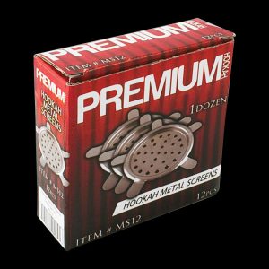 Premium Hookah Medium Hookah Screens - 12 Pack