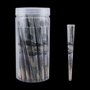 Cloud 8 King Size Hundred Dollar Bill Pre-Rolled Cones - 50 Pack
