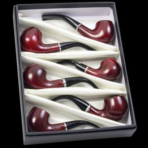 Fujima Wooden Bent Pipes - 6 Pack