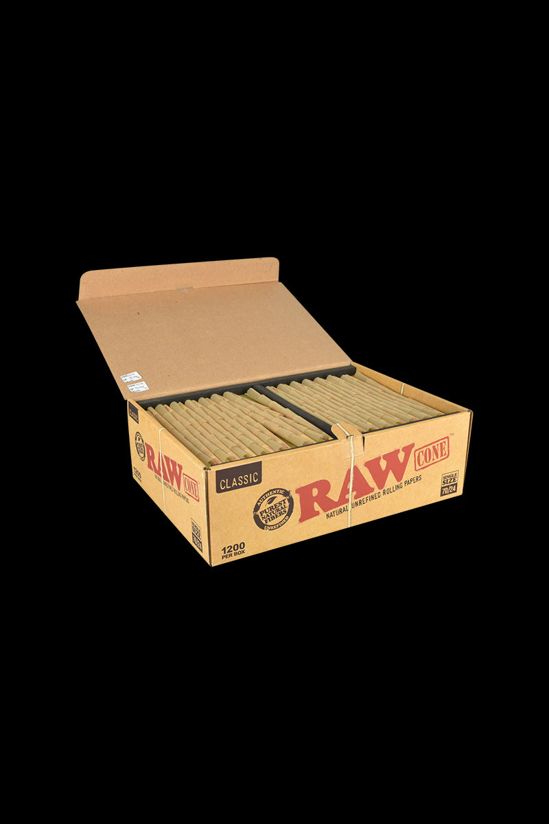 RAW Classic Single Size Bulk Cones - 1200 Pack