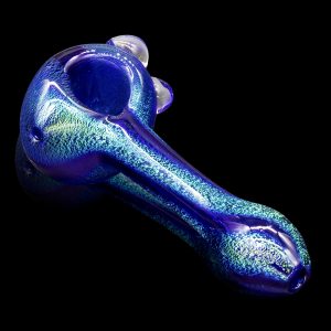 LA Pipes Solid Blue Dichro Spoon - Blue Dream