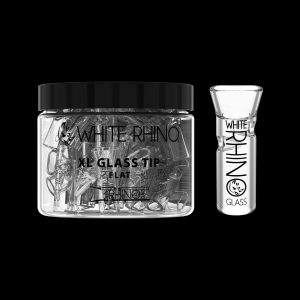 White Rhino XL Glass Tip 40ct Display Flat